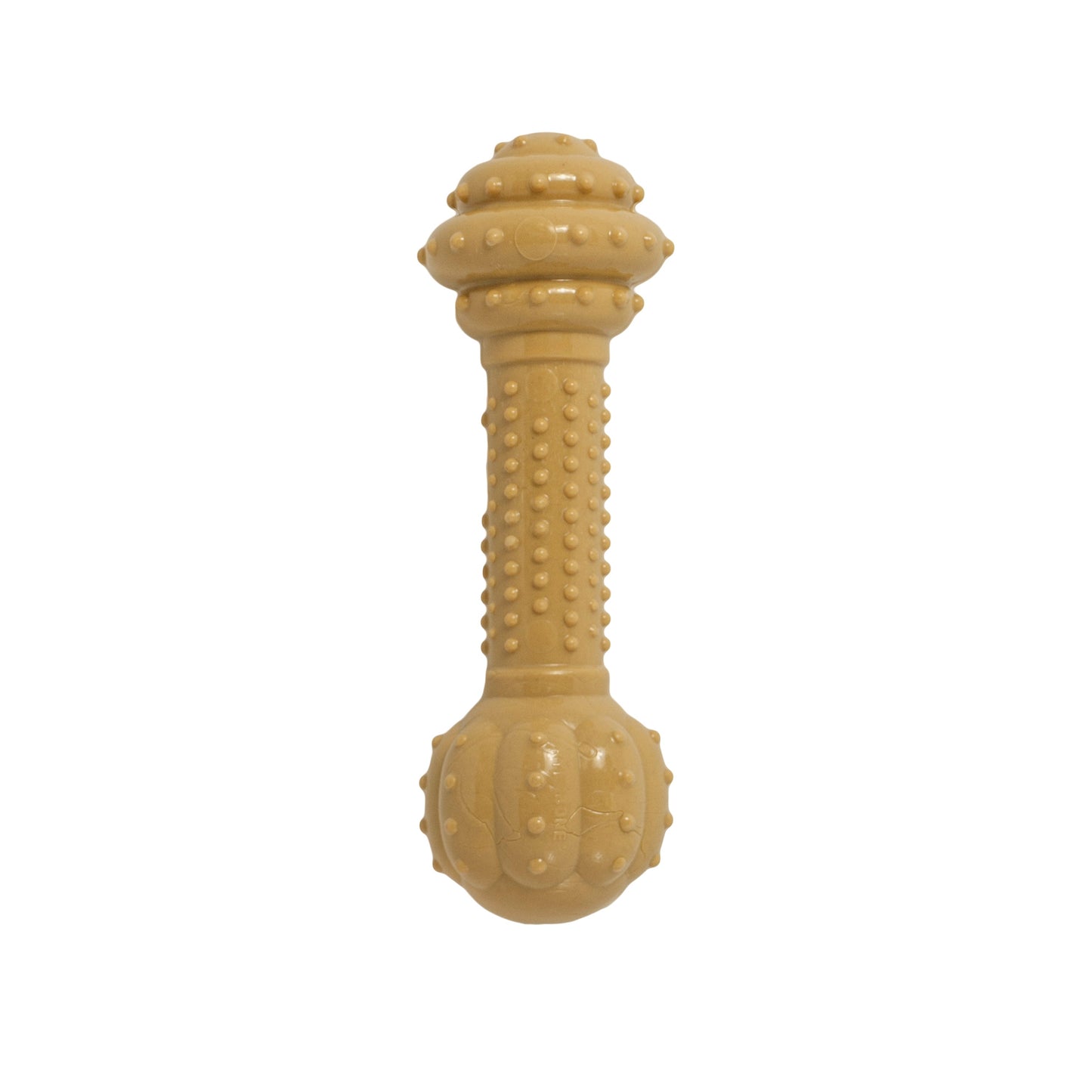 Nylabone Barbell Power Chew Durable Dog Toy Peanut Butter 1ea/Large/Giant - Up To 50 lb