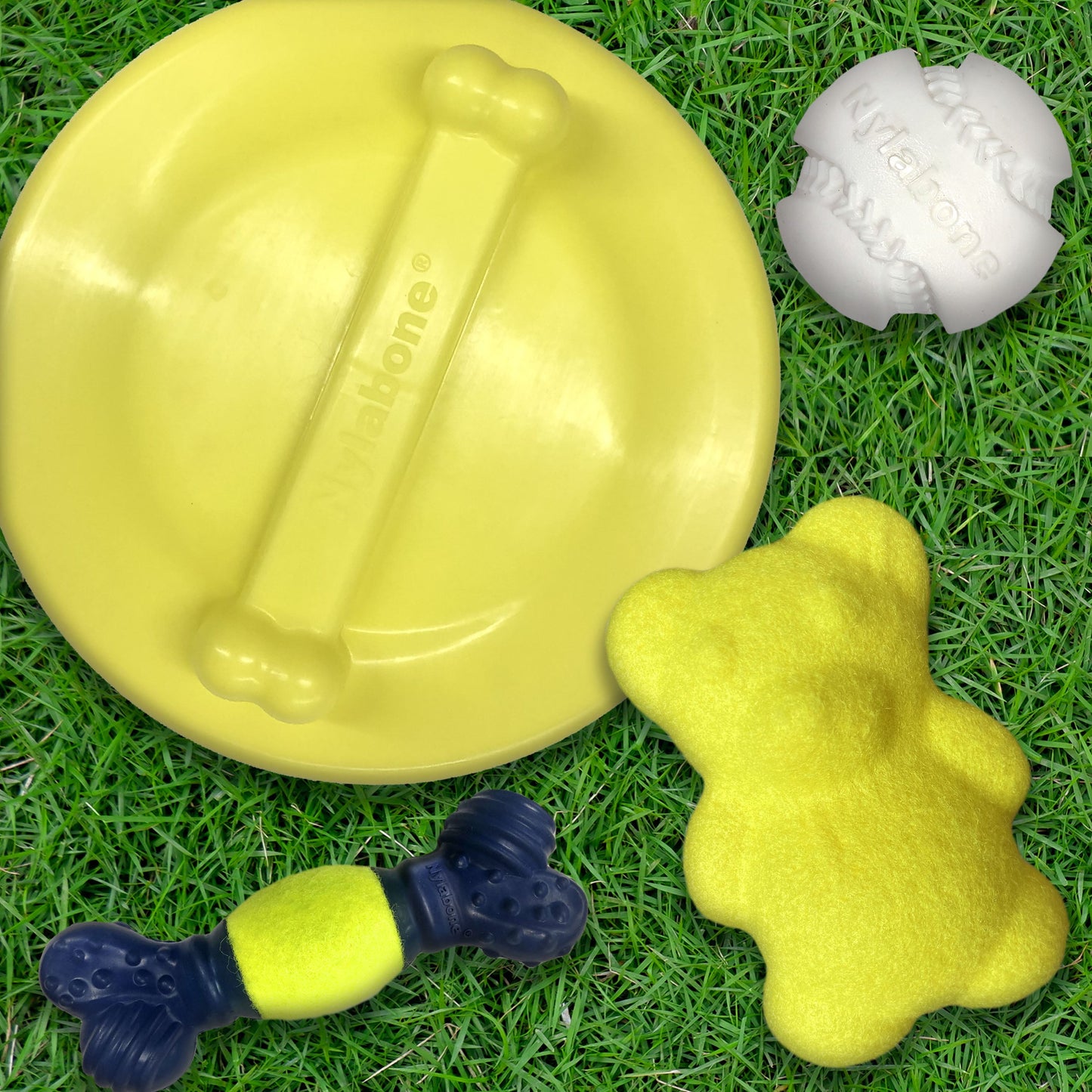 Nylabone Power Play Ultra Glider Gripz Dog Flying Disc 1ea/Large/Giant - Up To 50 lb