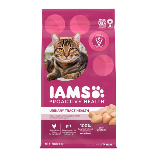 IAMS Proactive Health Urinary Tract Health Adult Dry Cat Food Chicken 1ea/7 lb