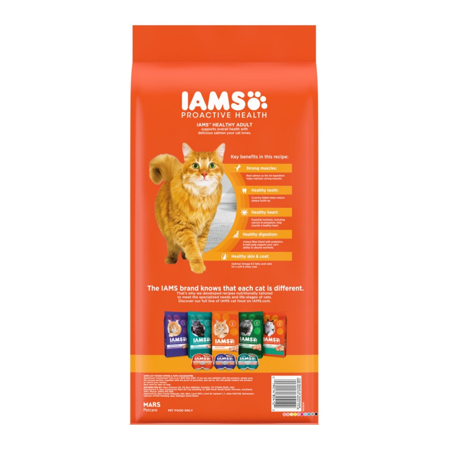 IAMS Proactive Health Adult Dry Cat Food Salmon 1ea/7 lb