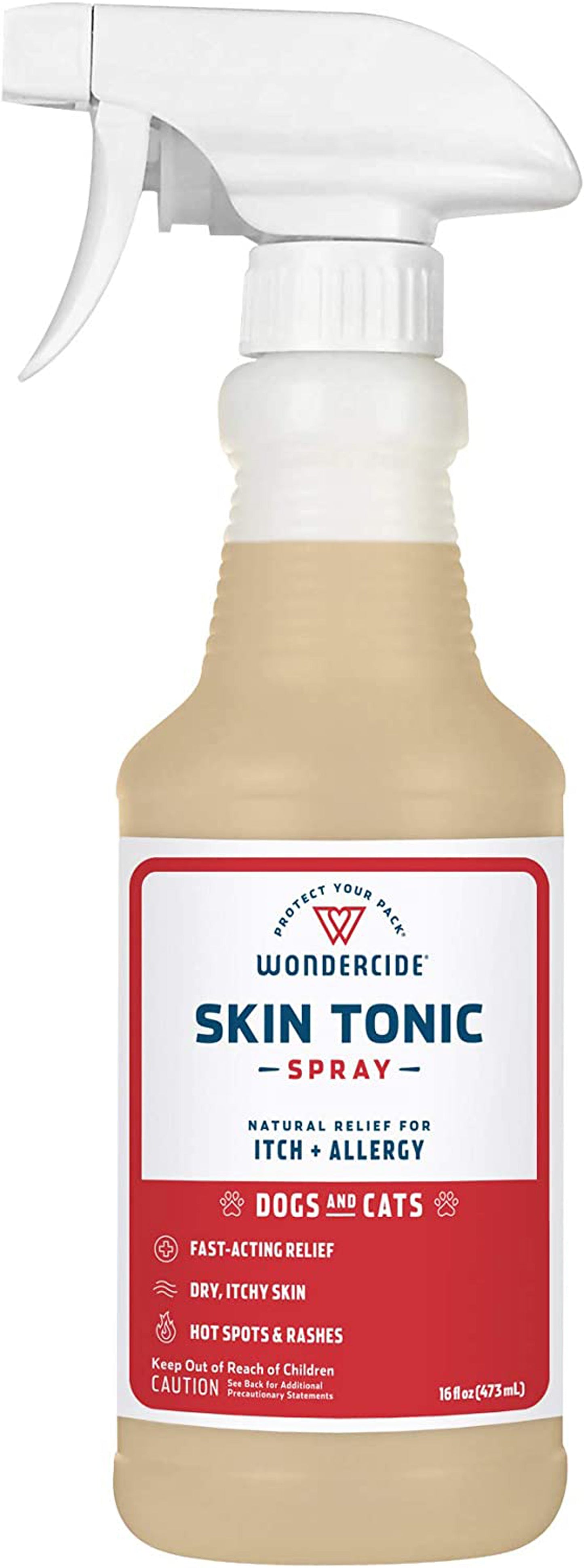 Wondercide Skin Tonic-Anti-Itch Spray With Neem-16 oz.