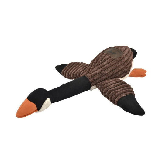 Tall Tails Dog Plush Squeaker Goose Brown 16 Inches