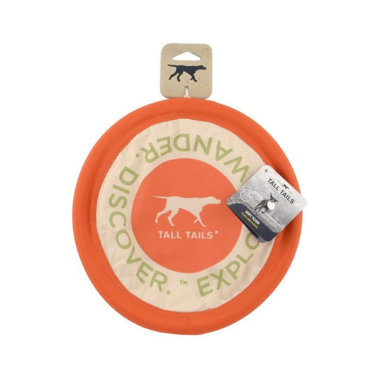 Tall Tails Dog Flying Disc Orange 7 Inches