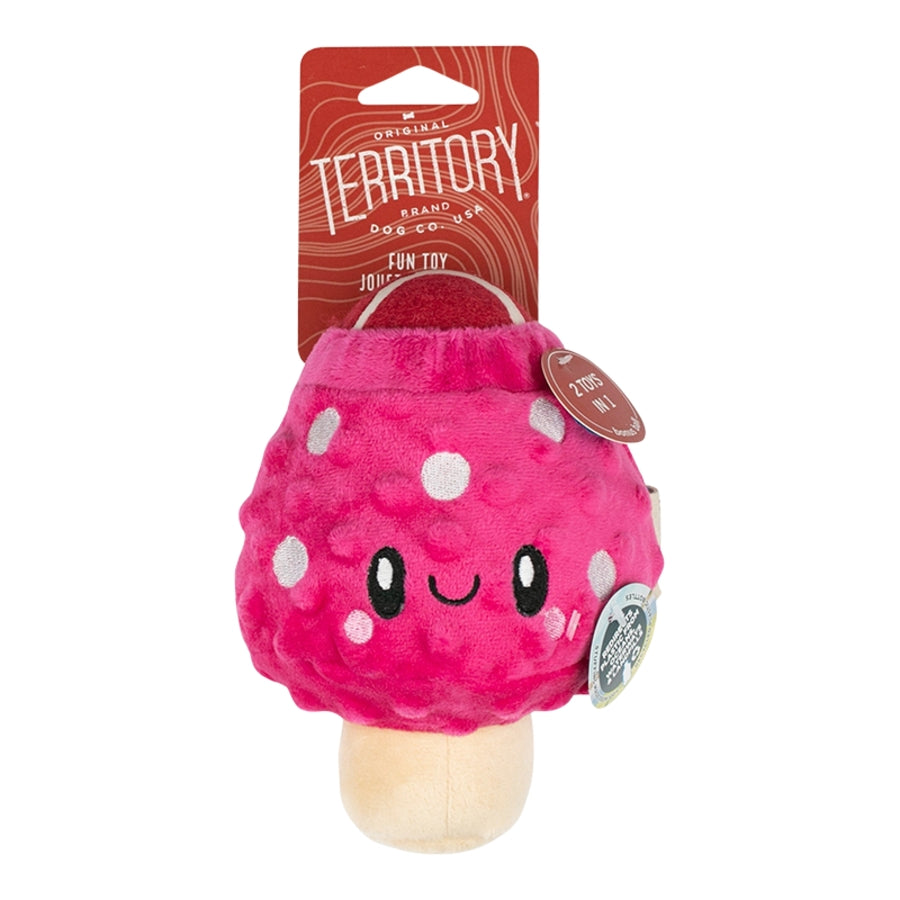 Territory Dog 2-In-1  Plush Mushroom 7 Inch