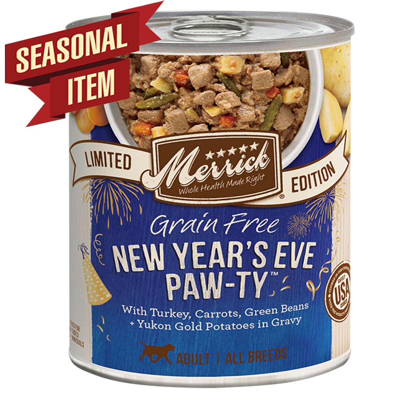 Merrick Dog Seasonal New Years Eve 12.7oz.