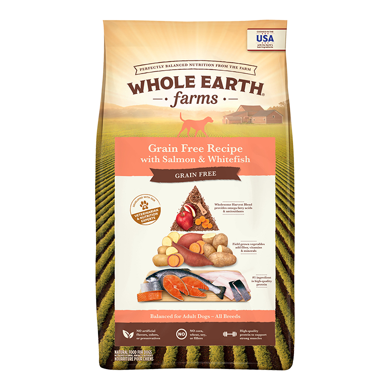 Earth Farms Dog Grain Free Salmon 25Lb