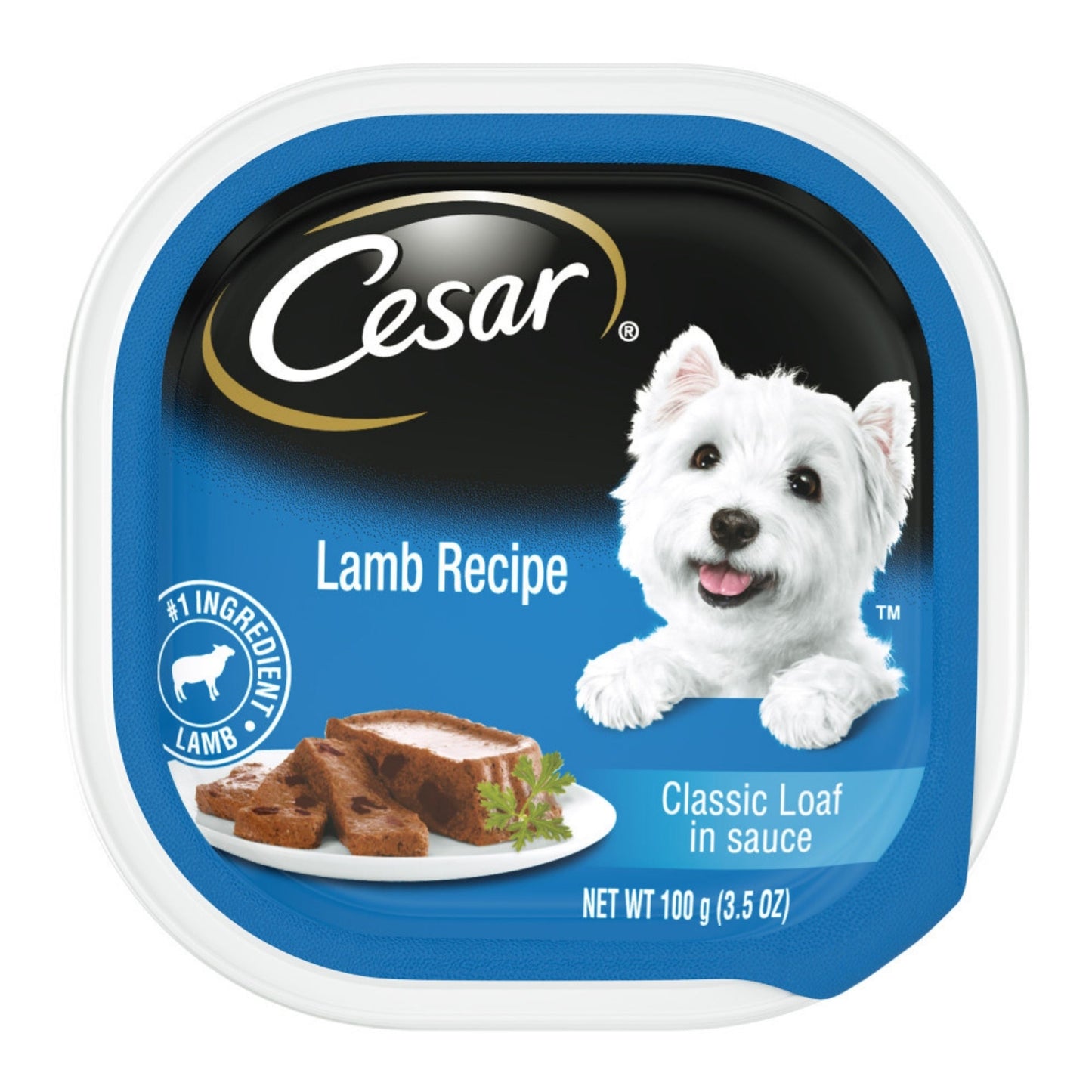 Cesar Classic Loaf in Sauce Adult Wet Dog Food Lamb 3.5oz. (Case of 24)