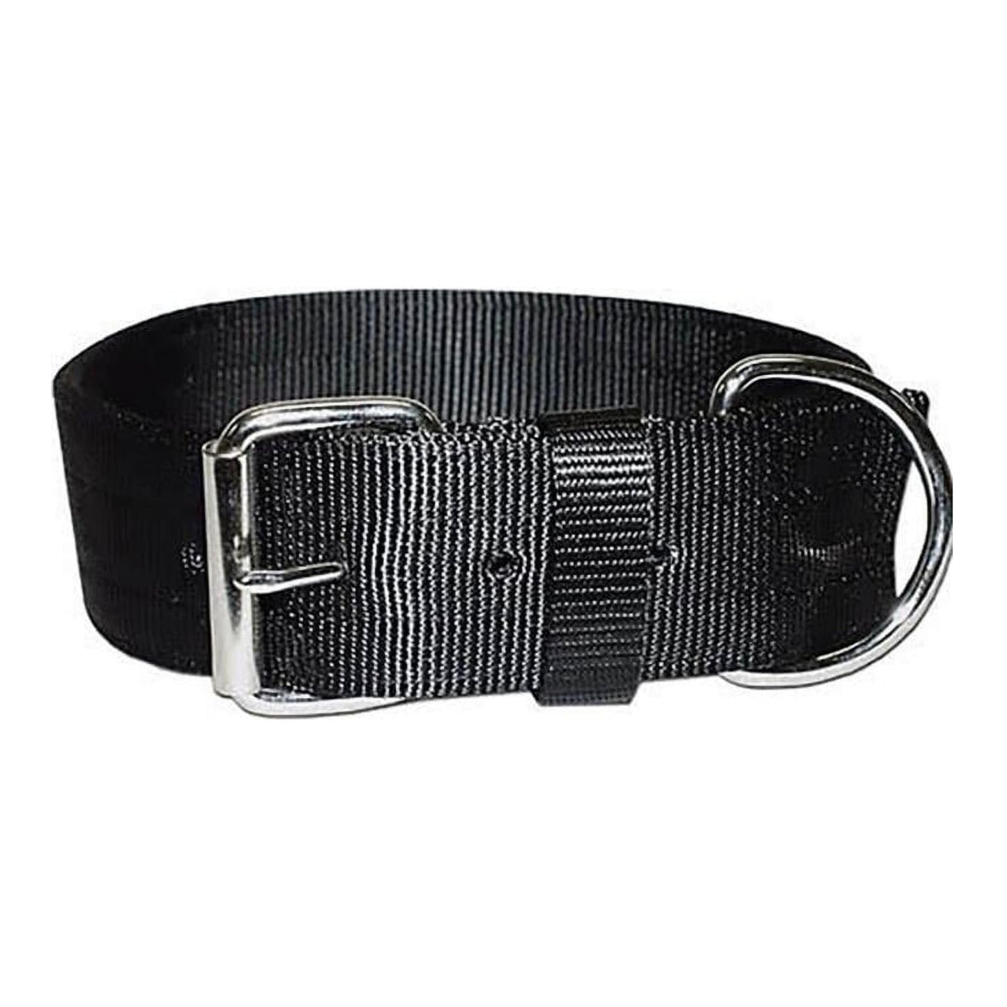 Omni Pet Bravo 2 Ply Nylon Dog Collar Black 2 x 27in.