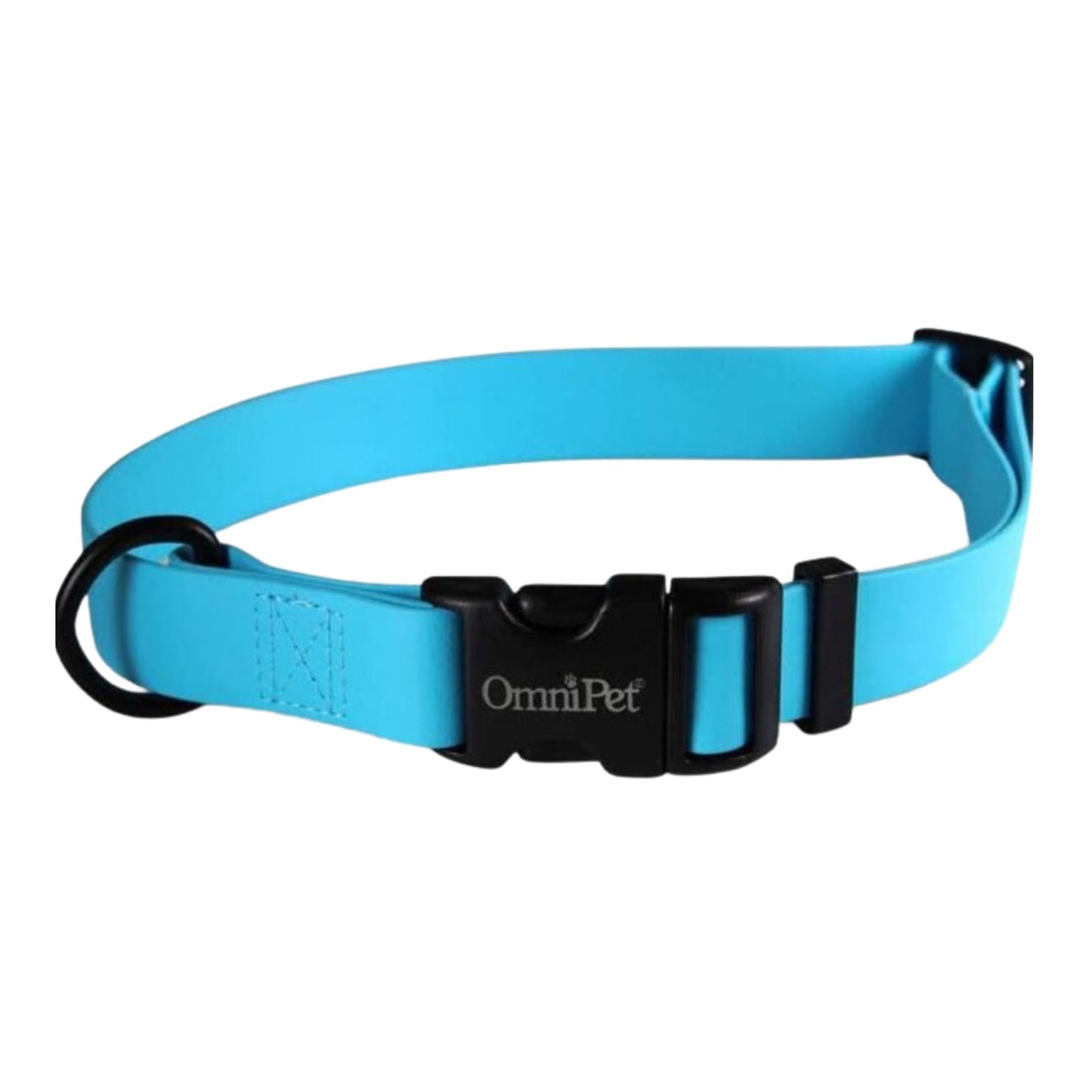 Omni Pet Carnival Biothane Dog Collar Light Blue 1 x 18 x 26in.