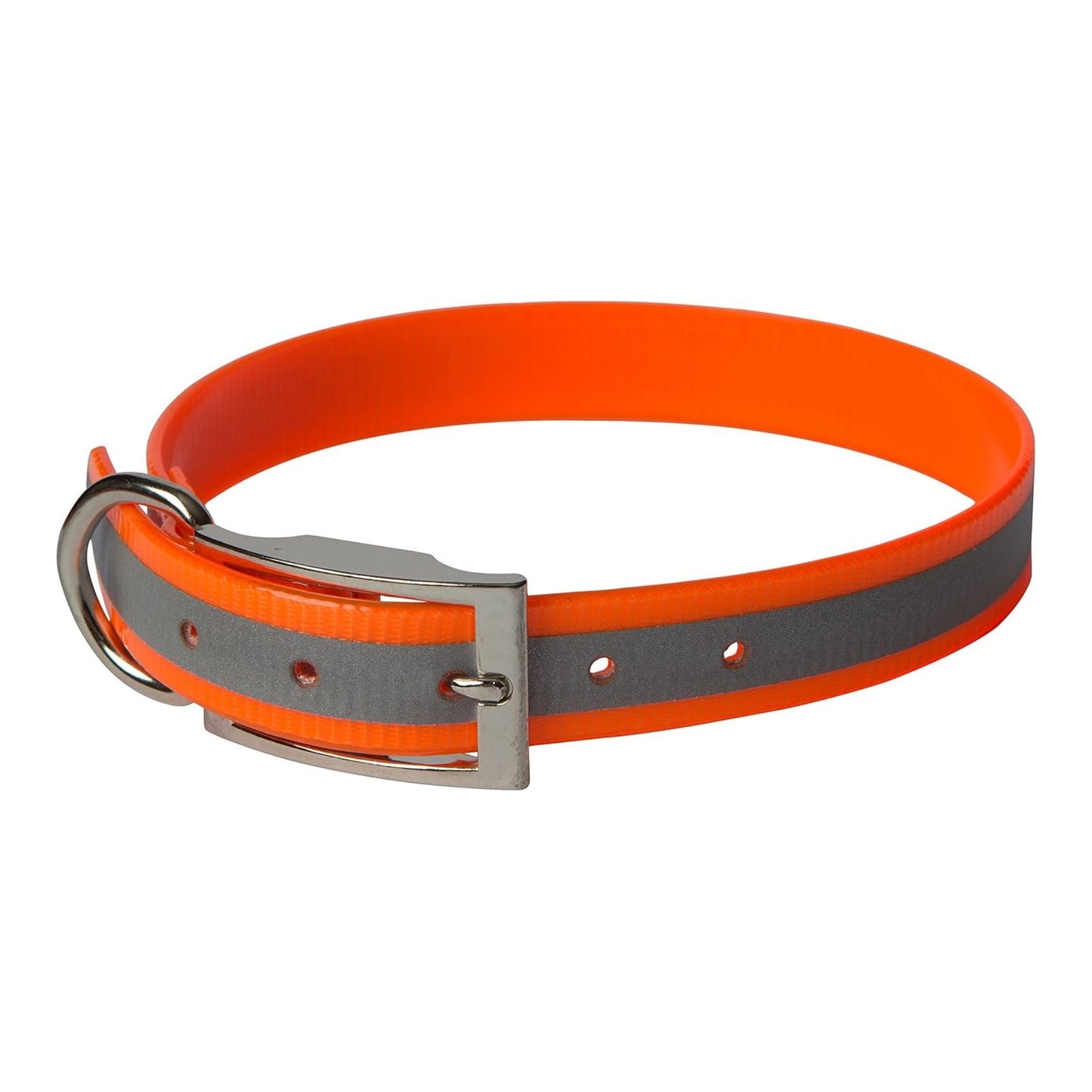 Omni Pet Sunglo Reflective Dog Collar Orange 1 x 19in.