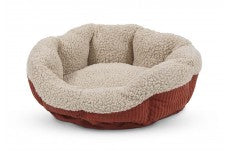 Aspen Self-Warming Oval Lounger Barn Red, Cream 1ea/19 in