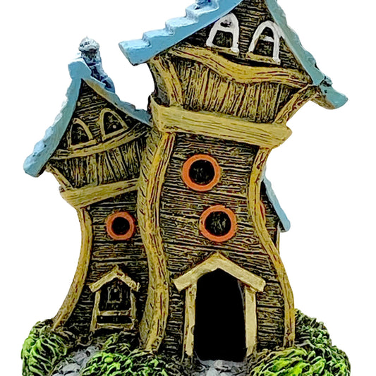 Blue Ribbon Pet Products Fun House Village Ornament Blue Roof, 1ea/SM