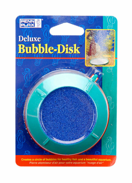 Penn-Plax Deluxe Bubble-Disk Air Stone Green/Blue 1ea/3 in, SM