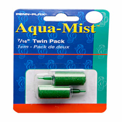 Penn-Plax Aqua-Mist Air Stone Cylinder Green 12ea/0.44 in, 2 pk