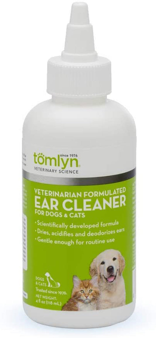 Tomlyn Veterinarian Formulated Ear Cleaner for Dogs & Cats 1ea/4 fl oz