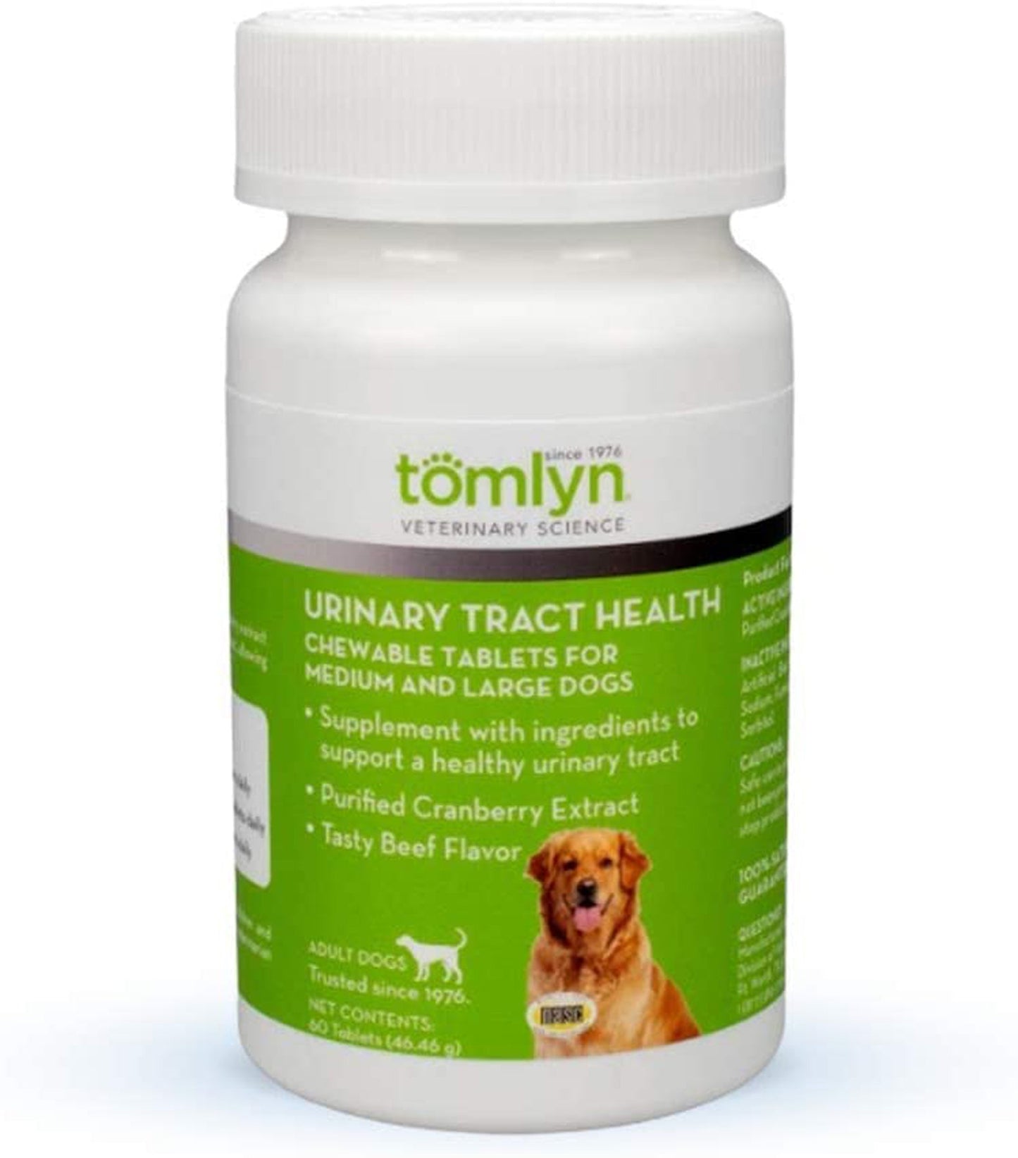 Tomlyn Urinary Tract Health Chewable Tablets for Dogs 1ea/60 ct