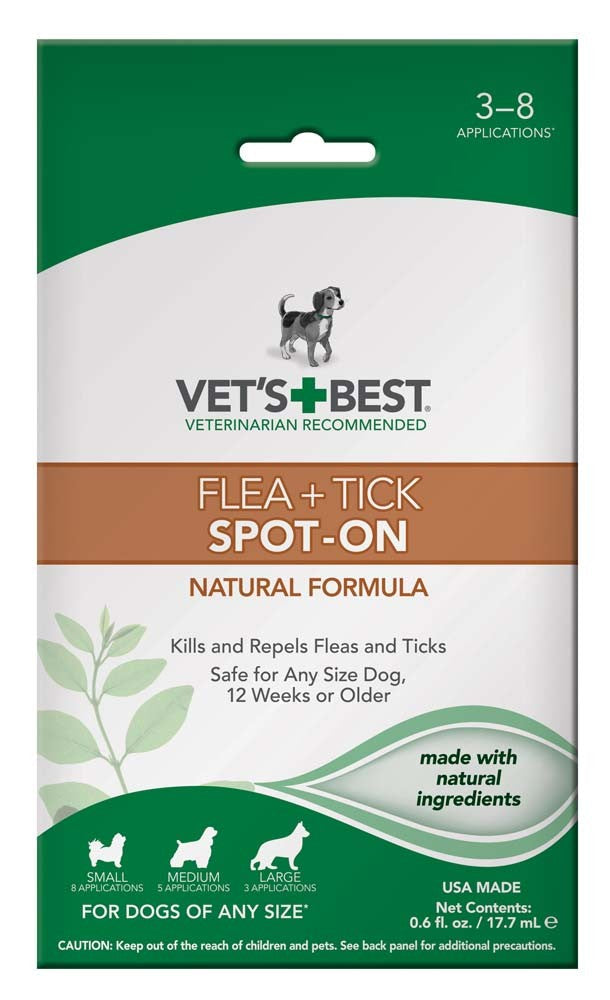 Vet's Best Flea and Tick Spot-On 1ea/0.6 fl oz