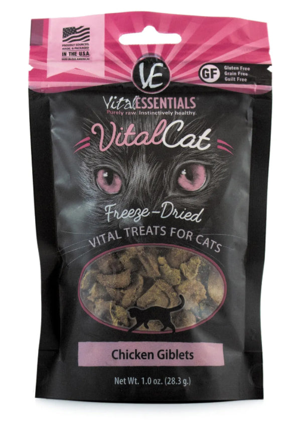 Vital Essentials Fd Vital Treats - Chicken Giblets 1Oz