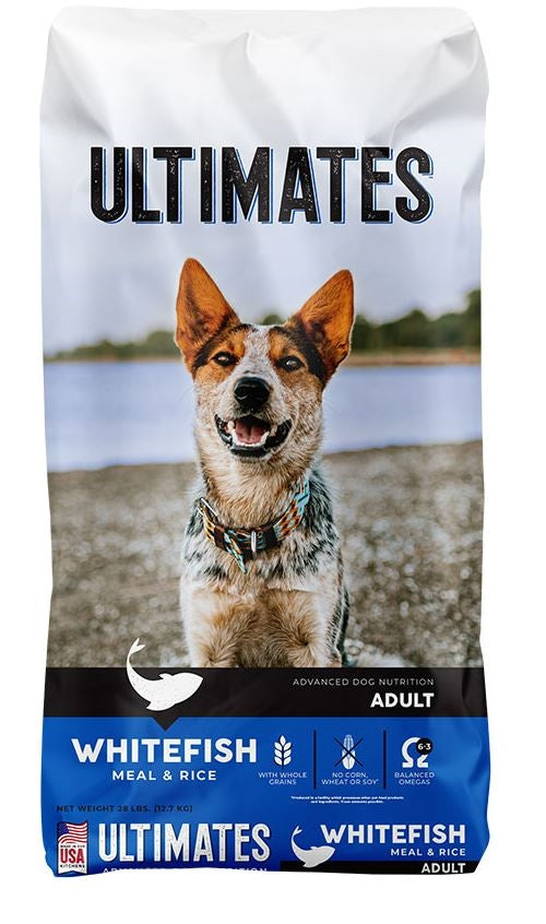 Ultimates Dry Dog Food Whitefish Meal & Rice 1ea/28 lb