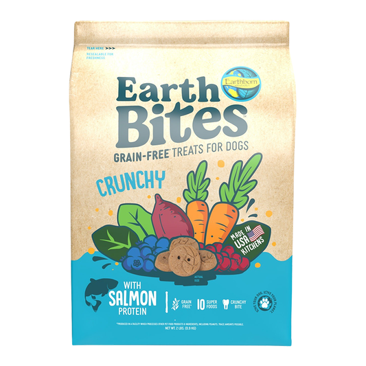 Earthborn Holistic EarthBites Crunchy Dog Treats Salmon & Pumpkin 1ea/2 lb