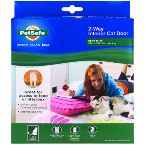 PetSafe Lockable Cat Flap White, Grey 1ea