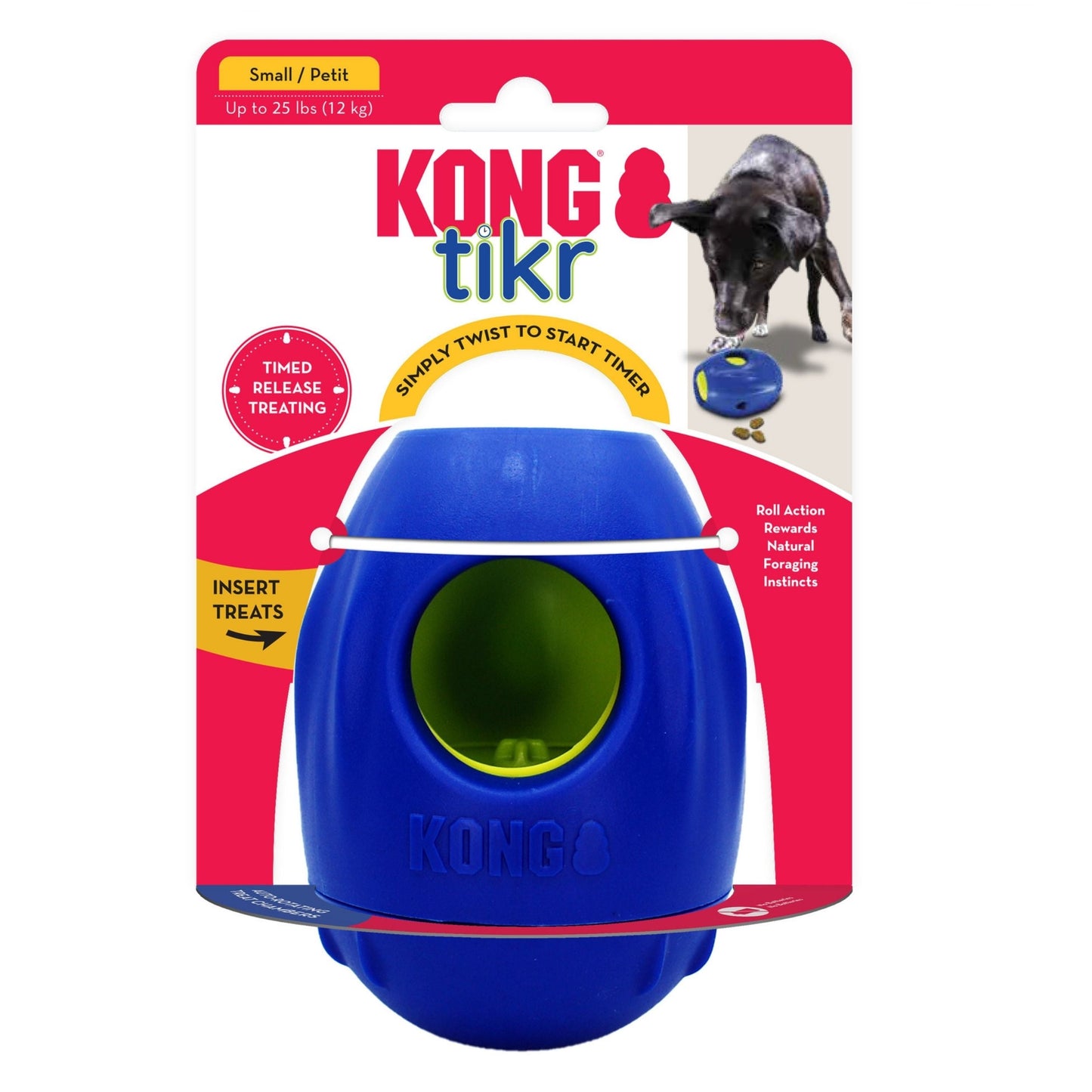 KONG Tikr Dog Toy 1ea/SM