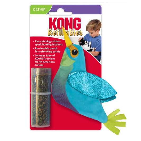 KONG Refillables Critter Catnip Cat Toy Hummingbird 1ea/One Size