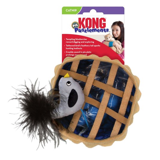 KONG Cat Puzzlements Pie Cat Toy 1ea/One Size