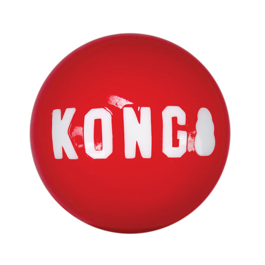 KONG Signature Ball Dog Toy Red 1ea/LG