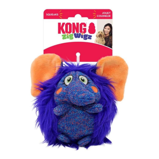 KONG Zigwigz Elephant Dog Toy 1ea/MD