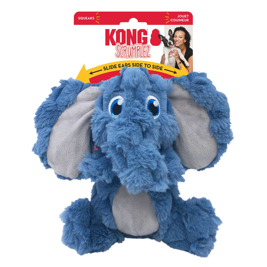 KONG Scrumplez Dog Toy Elephant 1ea/MD