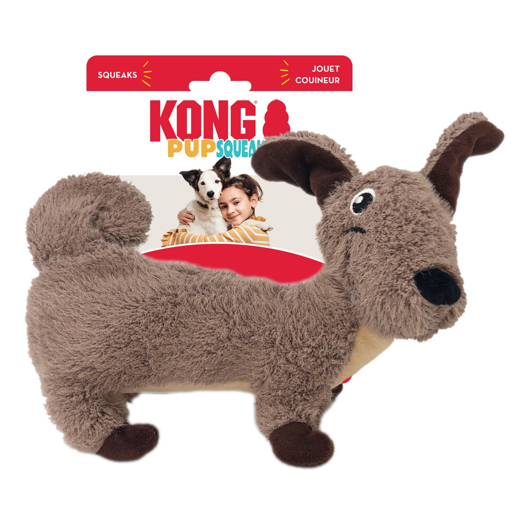 KONG PupSqueaks Dog Toy Tucker 1ea/MD