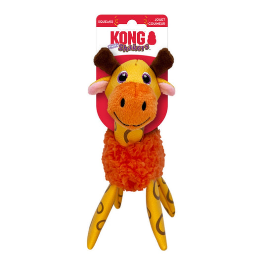 KONG Shakers Floofs Plush Dog Toy Giraffe, 1ea/XS/SM