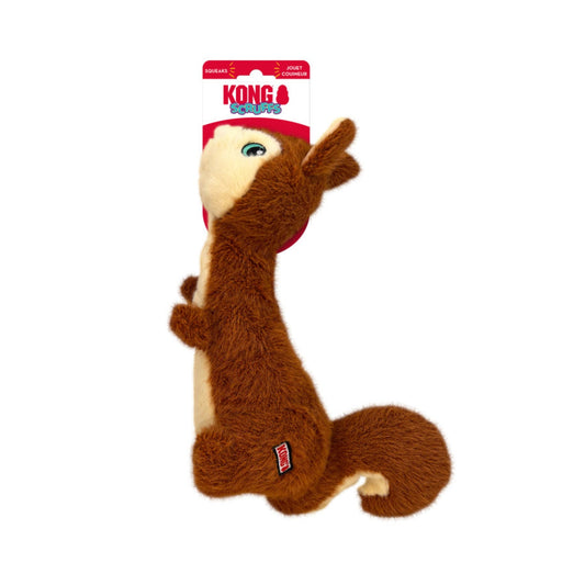 Kong Scruffs Dog Toy Squirrel, 1ea/Medium/Large