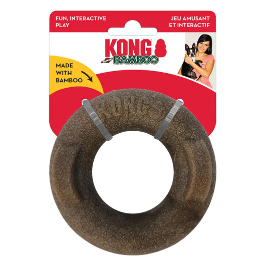 KONG Bamboo Rockerz Dog Toy Ring 1ea/MD