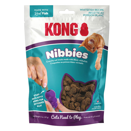 KONG Nibbies Cat Treats Whitefish 1ea/2 oz