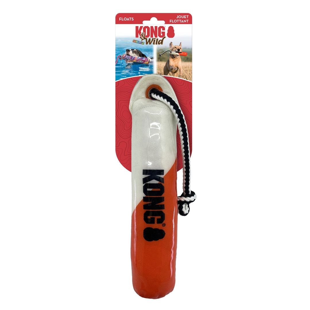 KONG Wild Shieldz Dog Training Dummy Orange & White 1ea/SM/MD