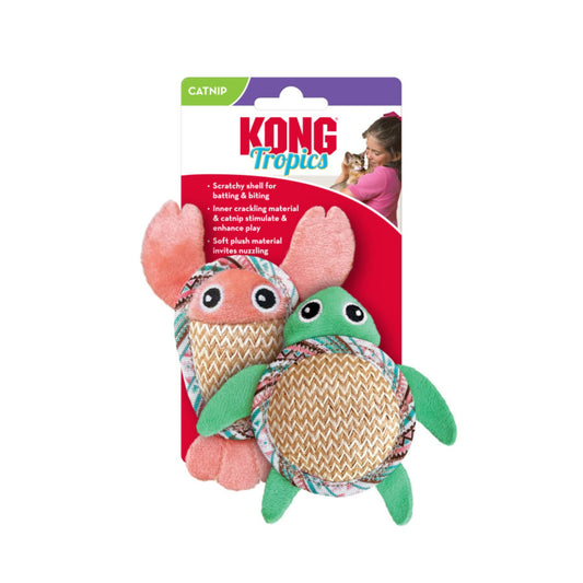 Kong Tropics Catnip Pals Cat Toy 1ea/2 Pk