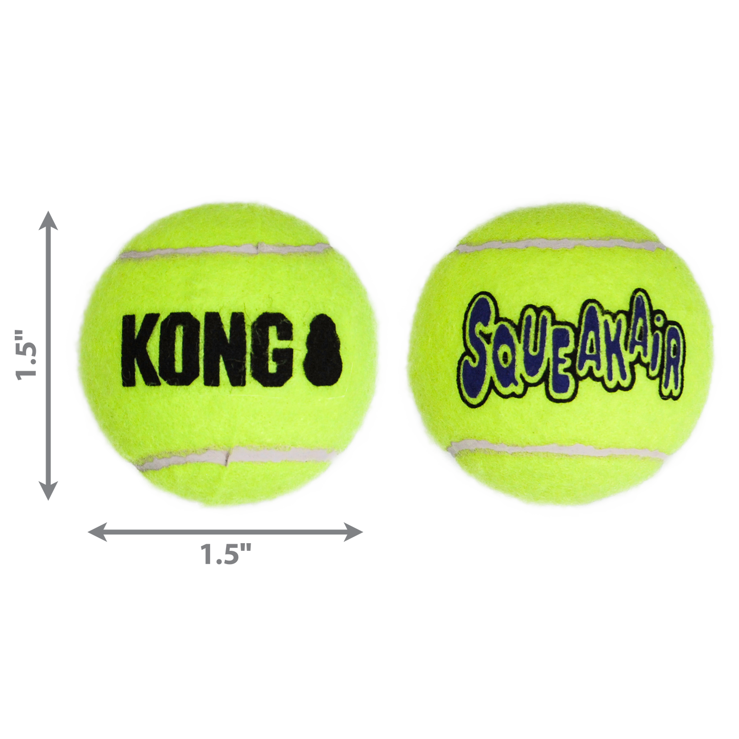 KONG Air Dog Squeaker Tennis Ball Dog Toy 1ea/3 pk, XS