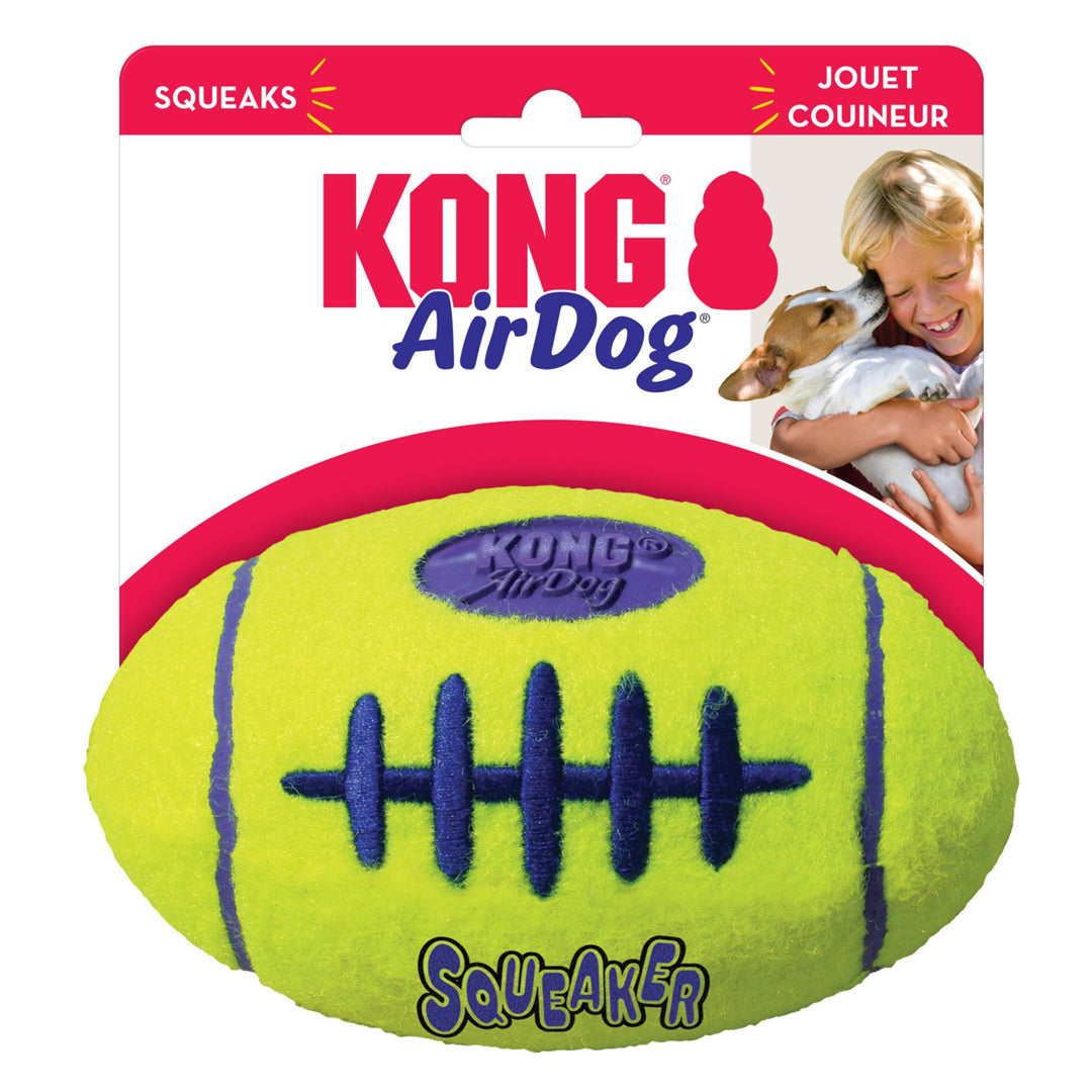 KONG Air Dog Squeaker Football Dog Toy 1ea/LG