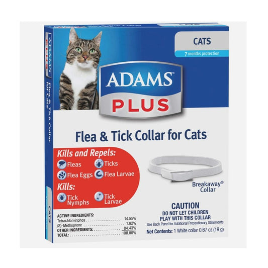 Adams Plus Flea & Tick Collar for Cats 1ea/1 pk