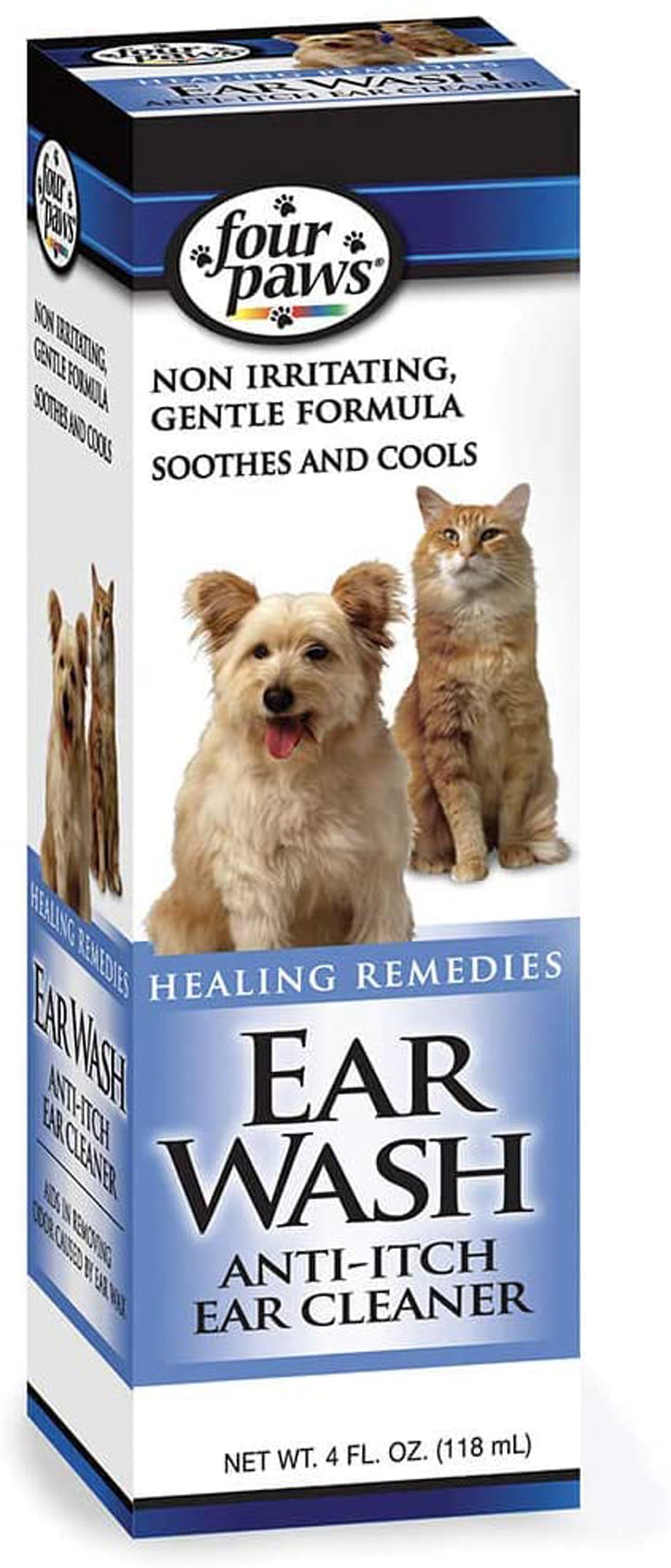 Four Paws Healthy Promise Pet Ear Wash for Dogs and Cats Ear Wash 1ea/4 oz