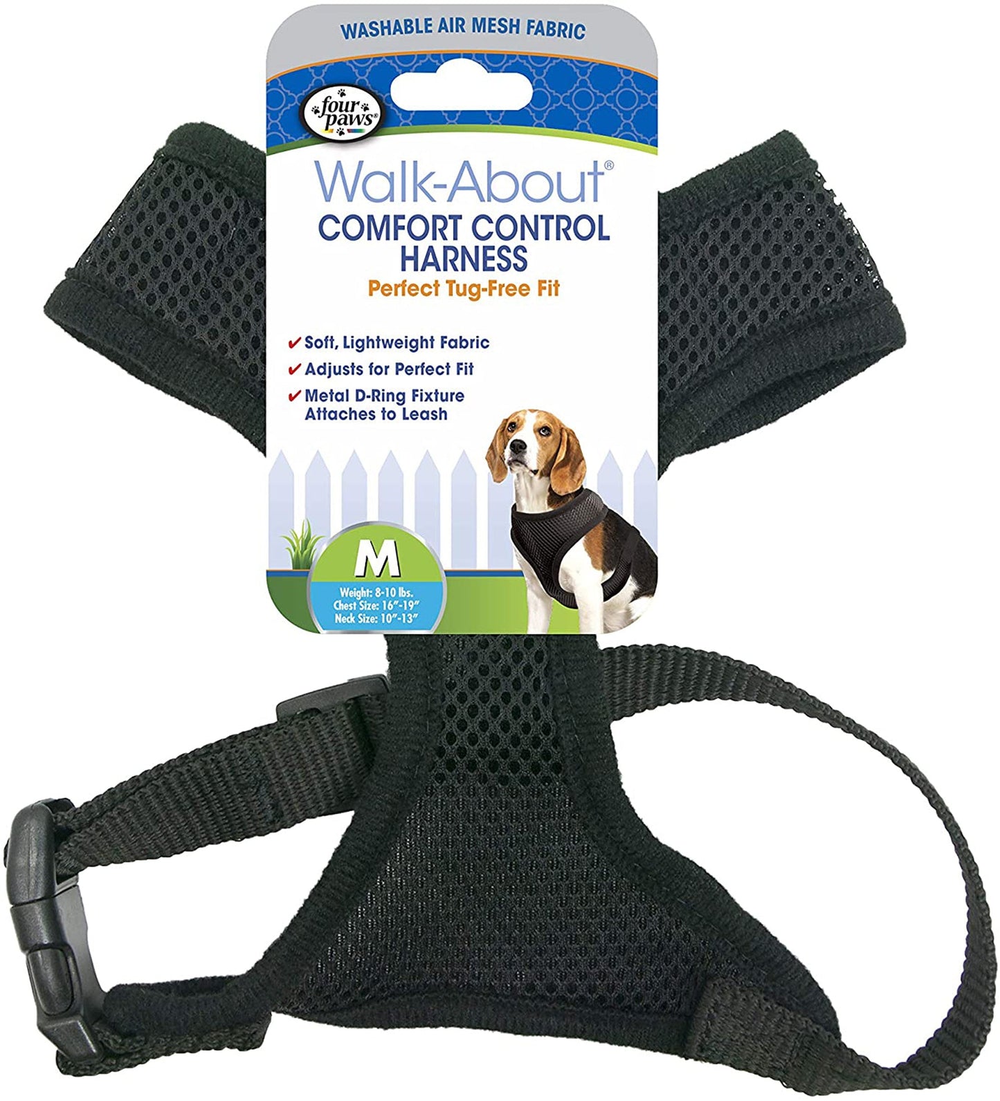 Four Paws Comfort Control Dog Harness Red 1ea/Extra Large