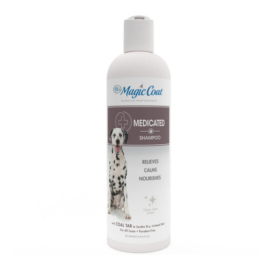 Four Paws Magic Coat Medicated Dog Shampoo for Skin Allergies Medicated Dog Shampoo, 1ea/16oz.