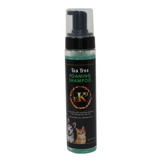 E3 K9 Tea Tree Foaming Shampoo 8.5oz.