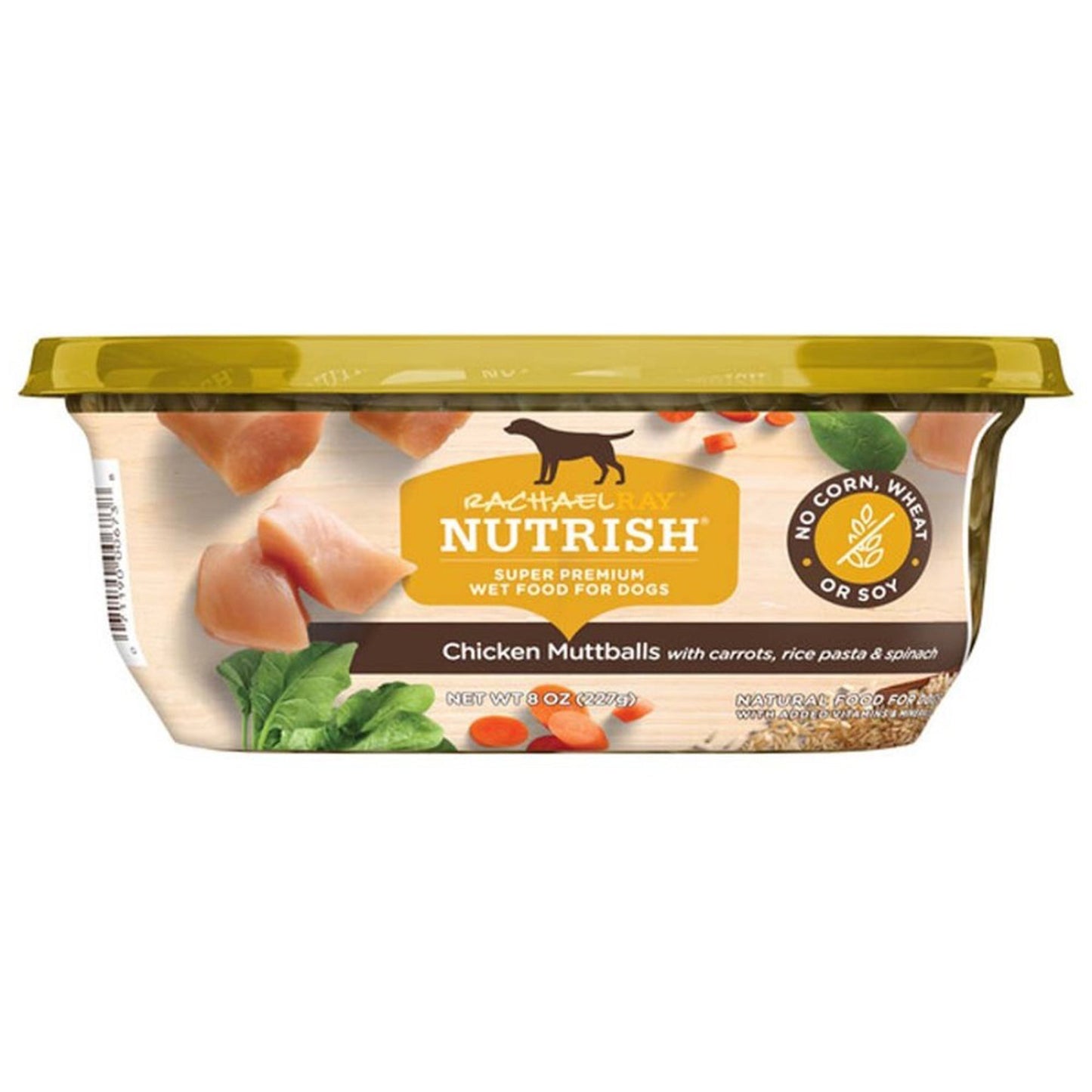 Rachael Ray NUTRISH Wet Dog Food Chicken Muttballs Pasta 8oz. (Case of 8)