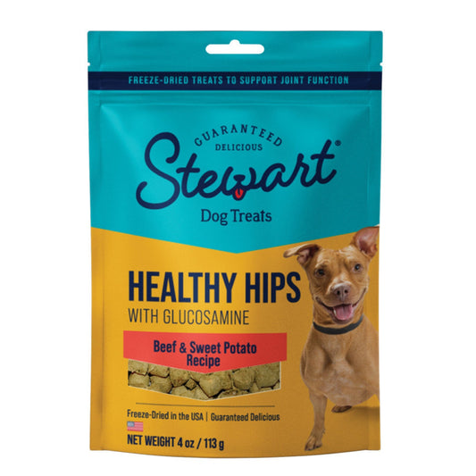 Stewart Healthy Hips Freeze Dried Dog Treats Beef & Sweet Potato, 1ea/4oz.