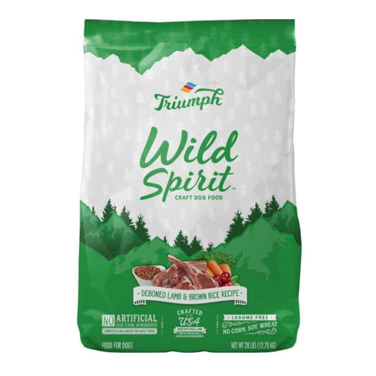 Wild Spirit Dog Food Lamb/Brown Rice 28 Lb