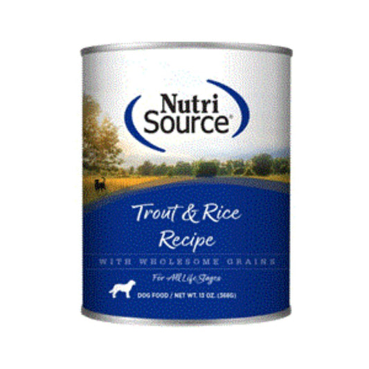 Nutrisource Dog Trout & Rice 13Oz (Case of 12)