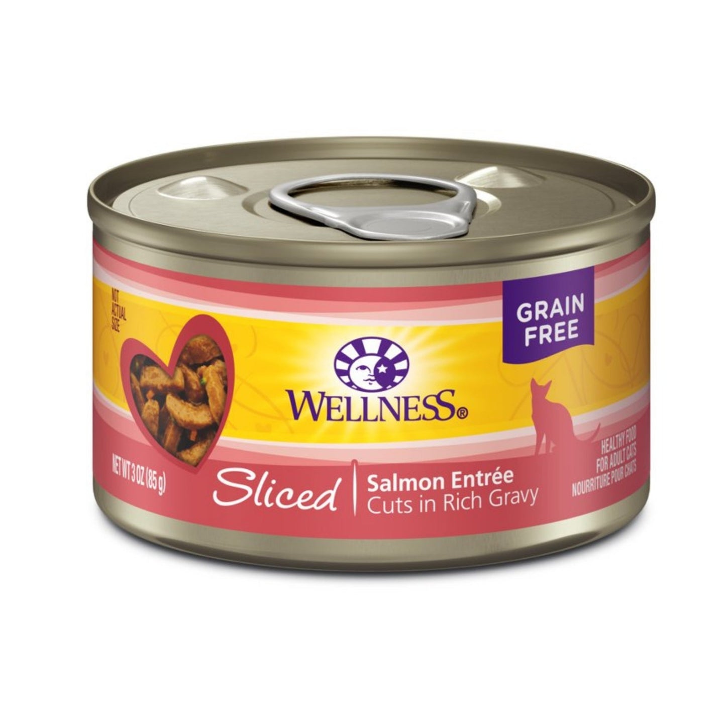 Wellness Cat Complete Health Sliced Salmon Entrée 3oz. (Case of 24)